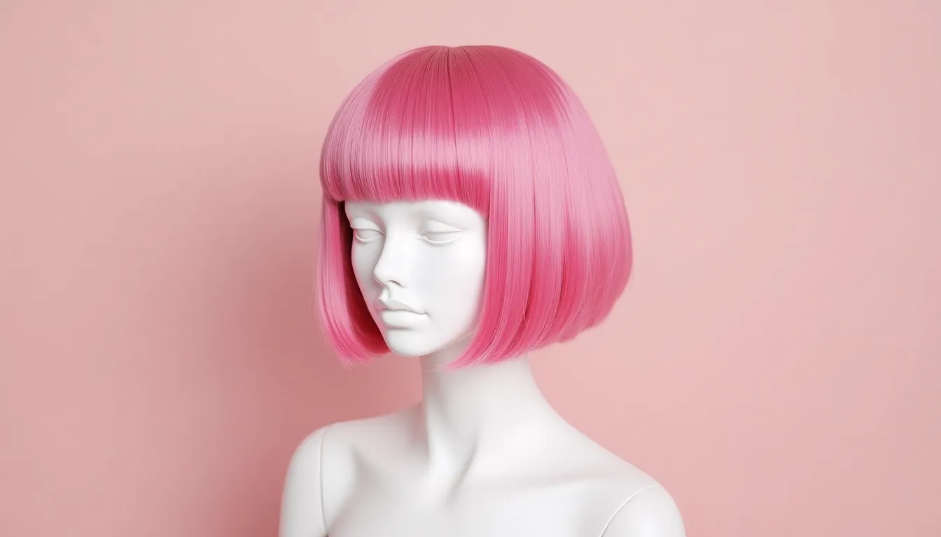 Zeige deine Individualität - Echthaar Perücken in Pink für einen einzigartigen Look